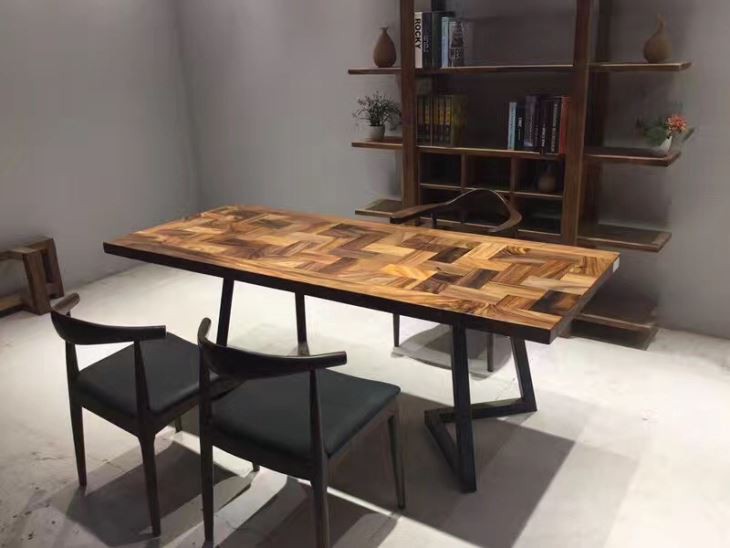 Solid Wood Tea Table For Sale 