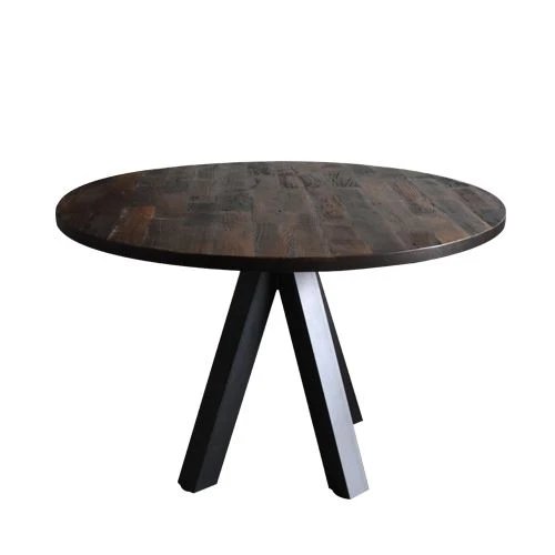 China Veneer Recycle Old Elm Wood Dining Table